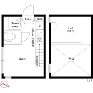 ハーモニーテラス西小岩Ⅴ【0101号室】の間取り
