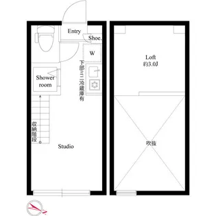 ハーモニーテラス西小岩Ⅴ【0205号室】の間取り