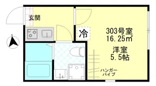 コンフォート東四ツ木【3階】の間取り