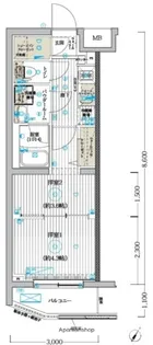 ブライズ堀切菖蒲園【5階】の間取り