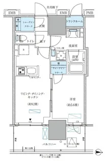 パークアクシス西大島コンフォートスクエア【11階】の間取り