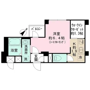 ルミナス コメ コート【2階】の間取り