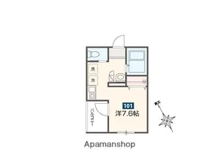 ゴールデンハウス平井【3階】の間取り