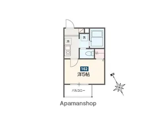 ゴールデンハウス平井【3階】の間取り