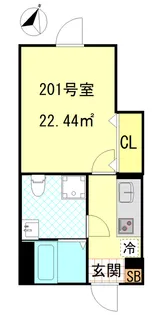 CFジオーレ西小岩五丁目【2階】の間取り