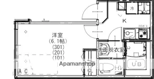 KEIAI RESIDENCE お花茶屋【1階】の間取り
