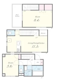 MI PATIO A棟【1階】の間取り