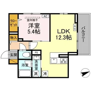DーSTELLA【3階】の間取り