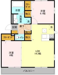 ステラ ルーチェ【3階】の間取り