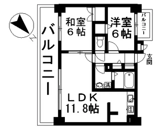 アウラ10【7階】の間取り