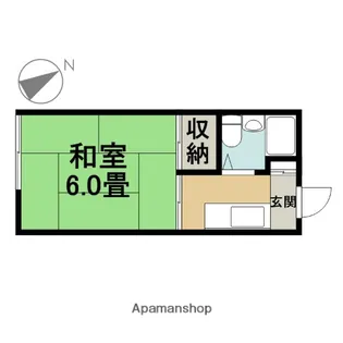 柿沢ハイツ【2階】の間取り