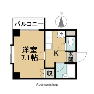 ラ・ヴィ・ドゥ中葛西【5階】の間取り