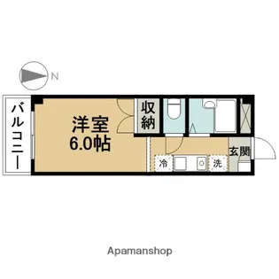 グレイスコートワタナベⅡ【2階】の間取り