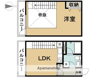 アヴァンツァーレ【3階】の間取り