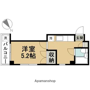 ハイツヤマシン【1階】の間取り