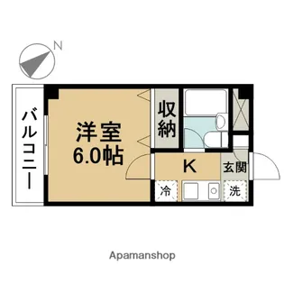 クレスト葛西【4階】の間取り