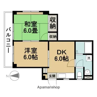 メゾンハーヴェストⅡ【3階】の間取り