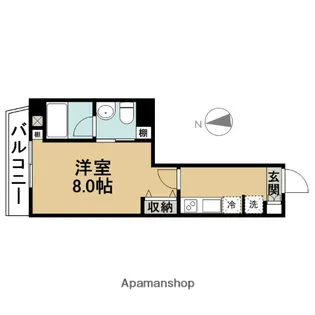 フォルトゥーナ中葛西【6階】の間取り