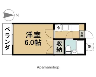 ハイム吉野【1階】の間取り