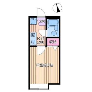 アミティエ東葛西【1階】の間取り