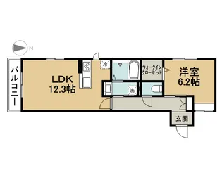 フェアレジデンス【3階】の間取り