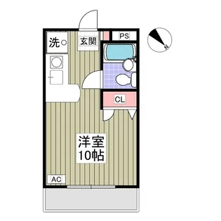 シティハイツ【2階】の間取り