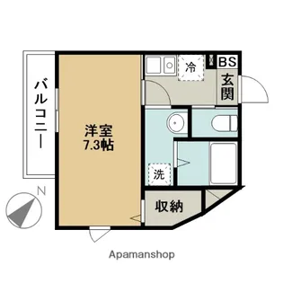 MELLAS葛西【3階】の間取り