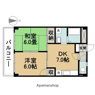 第2佐竹ビル【2階】の間取り