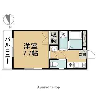 ライジングサンパート2【3階】の間取り