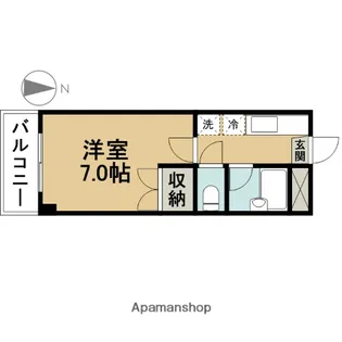 ブライトンハイム【1階】の間取り