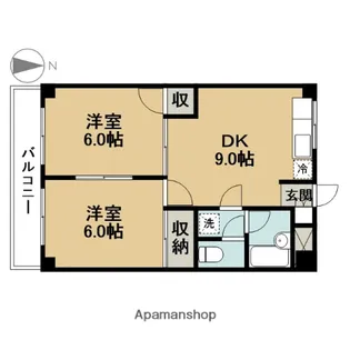 東京都江戸川区西葛西8丁目【マンション】の間取り