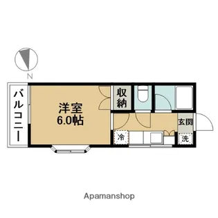 野崎ハイツⅢ【2階】の間取り