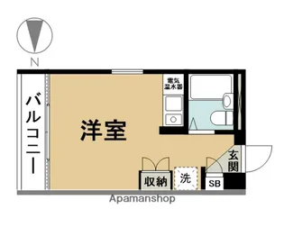 ラ・パイクス6112【2階】の間取り