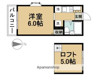 はーとらんど東葛西【1階】の間取り