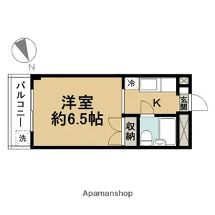 ハイツヤマシン【3階】の間取り
