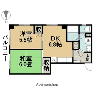 M’Sビクトリー【5階】の間取り