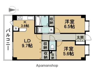 コンフォート・サクラ【1階】の間取り