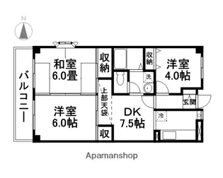 メゾンドサクマⅡ【2階】の間取り