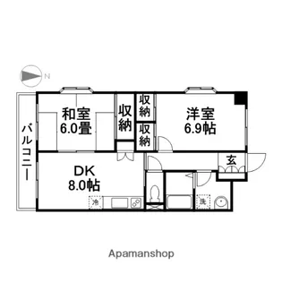 パークアベニュー【3階】の間取り
