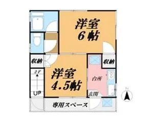 ハレダイシ【1F号室】の間取り