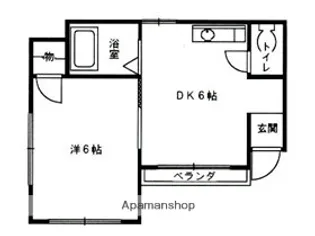サンハイム【102号室】の間取り