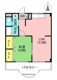 エステートピア高道【306号室】の間取り