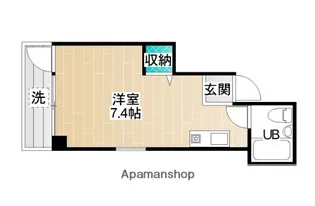 ビヤンドビル【203号室】の間取り