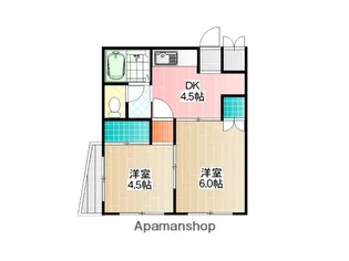 メゾン大師【201号室】の間取り