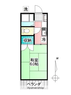 タケトミハイツ【202号室】の間取り