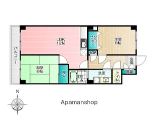 フェリシア【302号室】の間取り