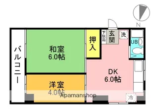 ユウトクビル【303号室】の間取り