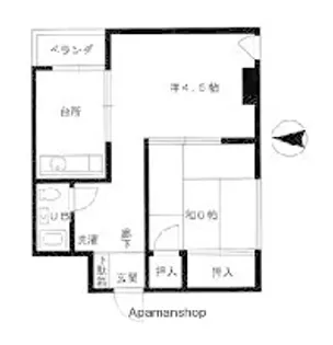 ユウトクビル【201号室】の間取り