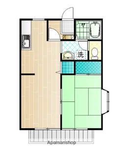 野村ハイツ【202号室】の間取り