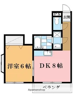 エステート西新井【302号室】の間取り